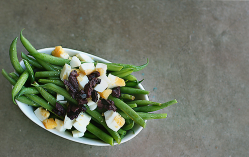 Cheryl Rule – Green Beans with Olives and Eggs