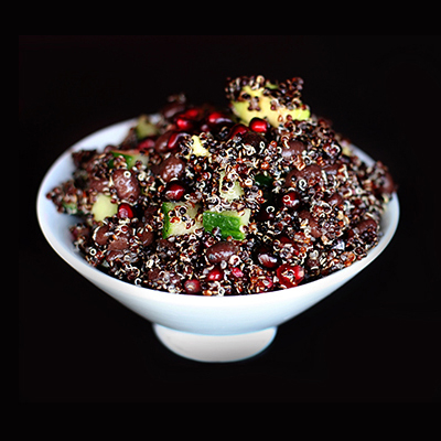 Protein-Rich Black Quinoa Salad