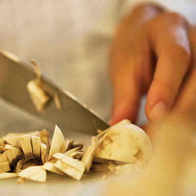 Cutting mushroom