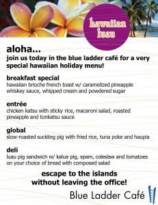 hawaiian menu