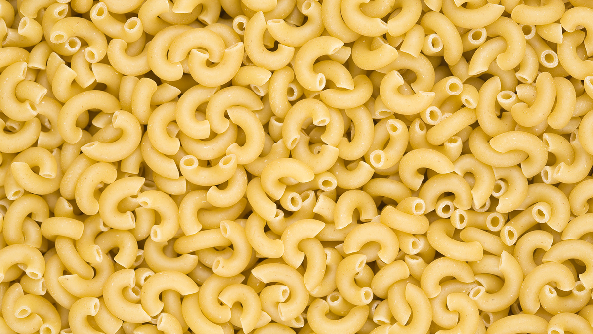 Some Macaroni Italian Pasta As A Background