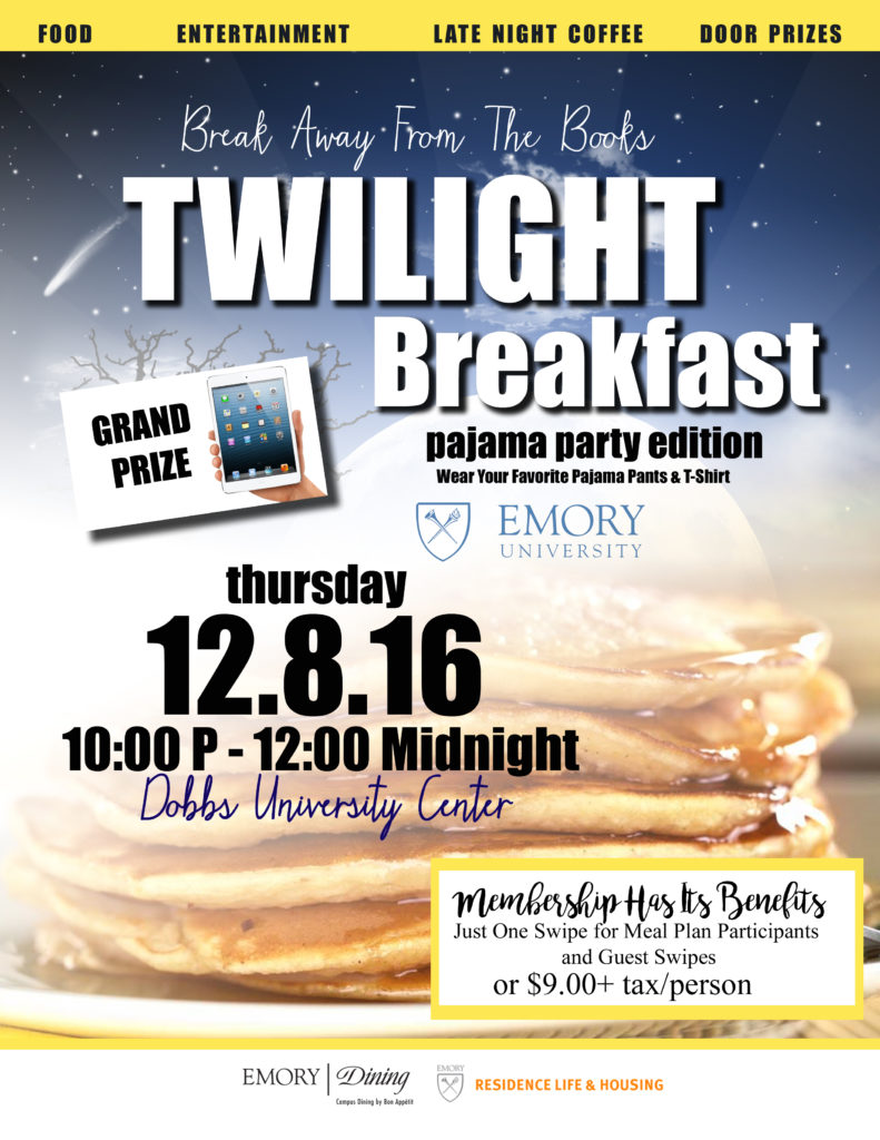 Twilight Breakfast 2016_updated pricing