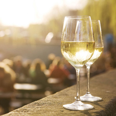 Sunset wine