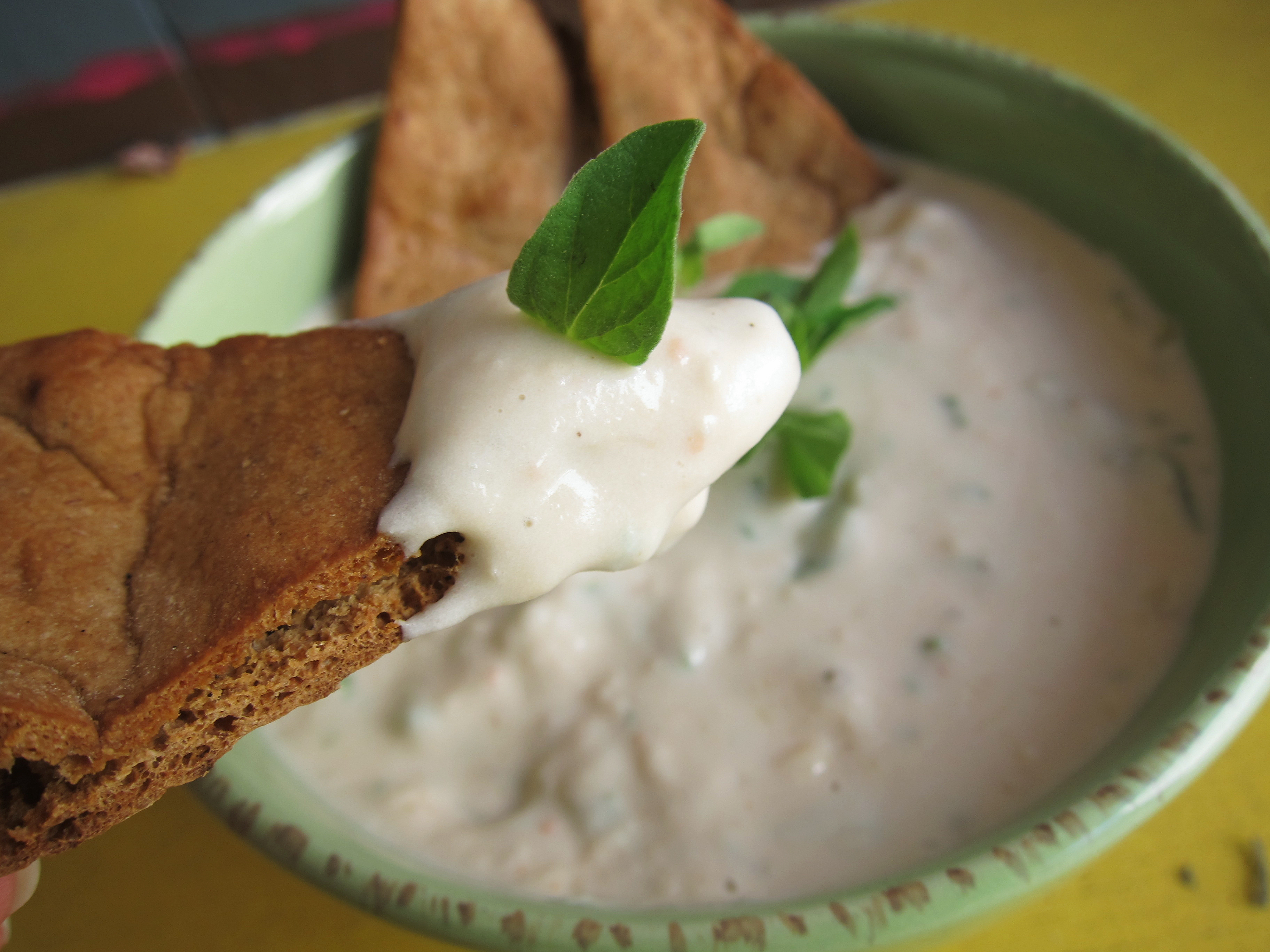 White Bean Hummus with Oregano