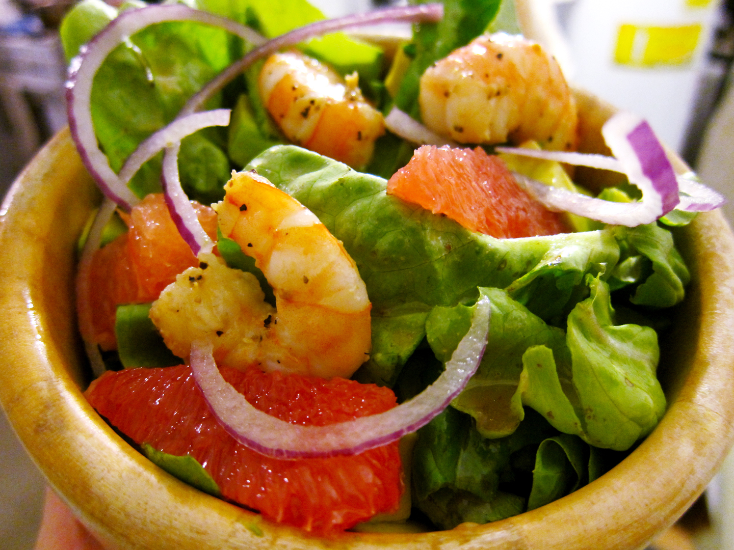 Shrimp, Grapefruit, and Avocado Salad