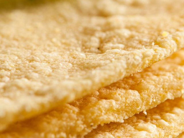 Stack of Homemade Corn Tortillas