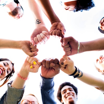 Friends Friendship Fist Bump Togetherness Concept